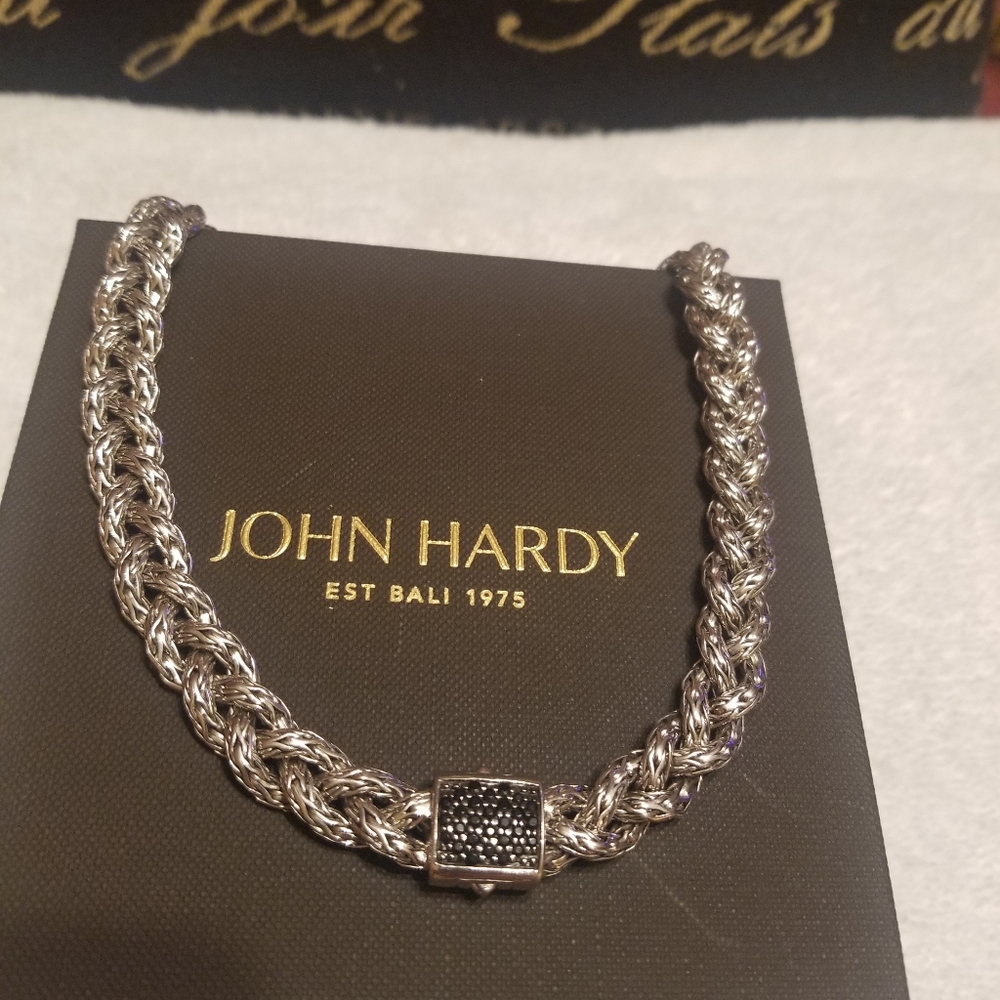 JOHN HARDY Necklace                       Braid Black Sapphire